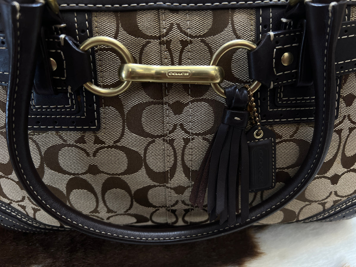 Coach Monogram Jacquard Bag