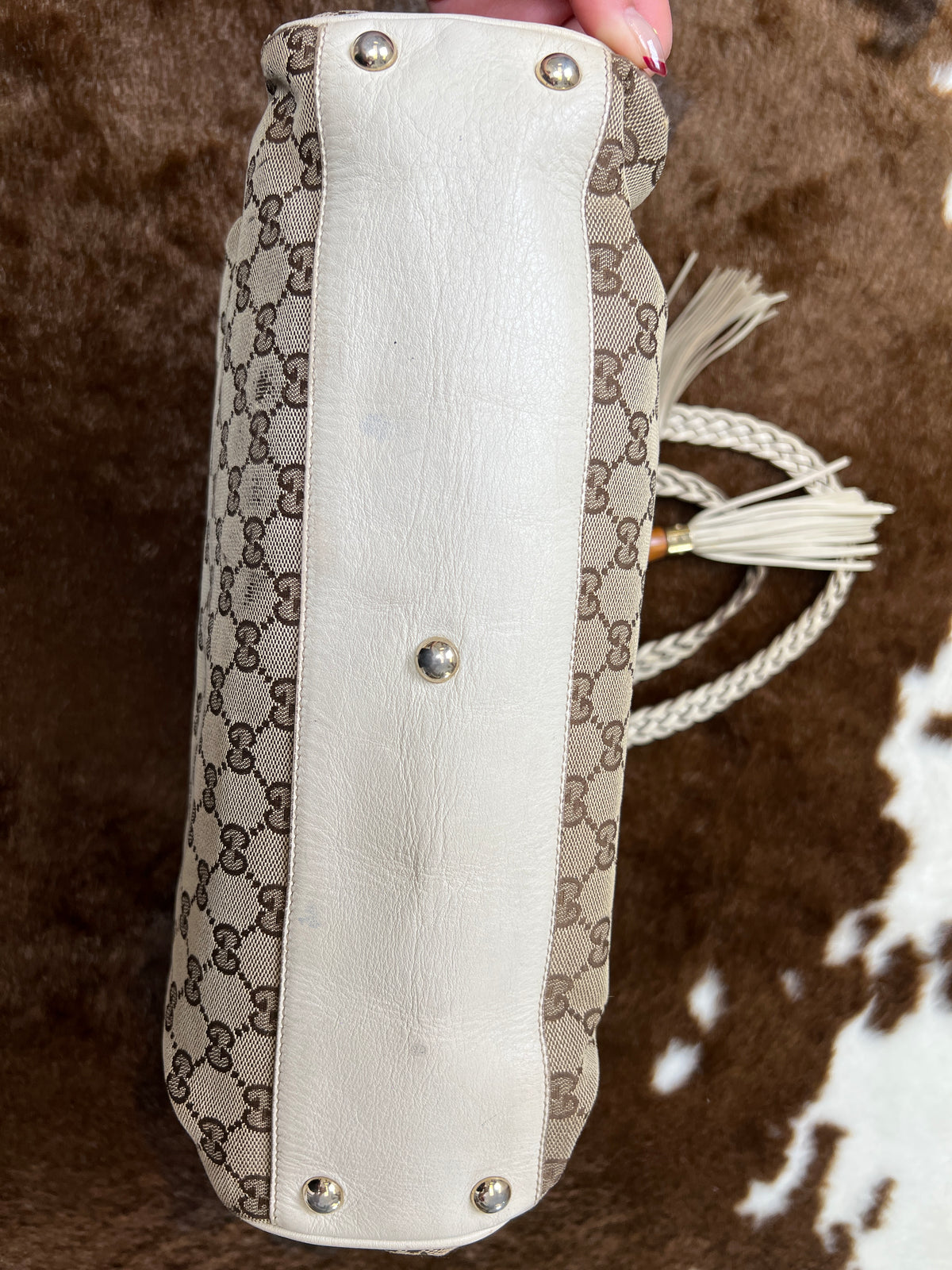 Gucci GG Canvas Peggy Tote Bag