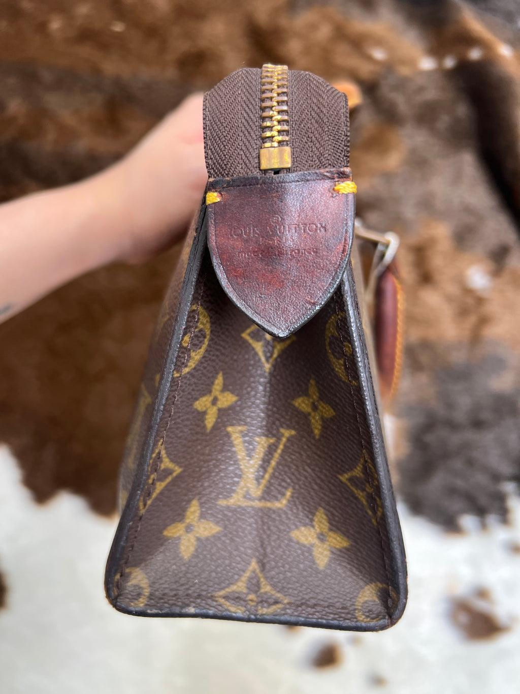 Louis Vuitton Monogram Sac Triangle Bag