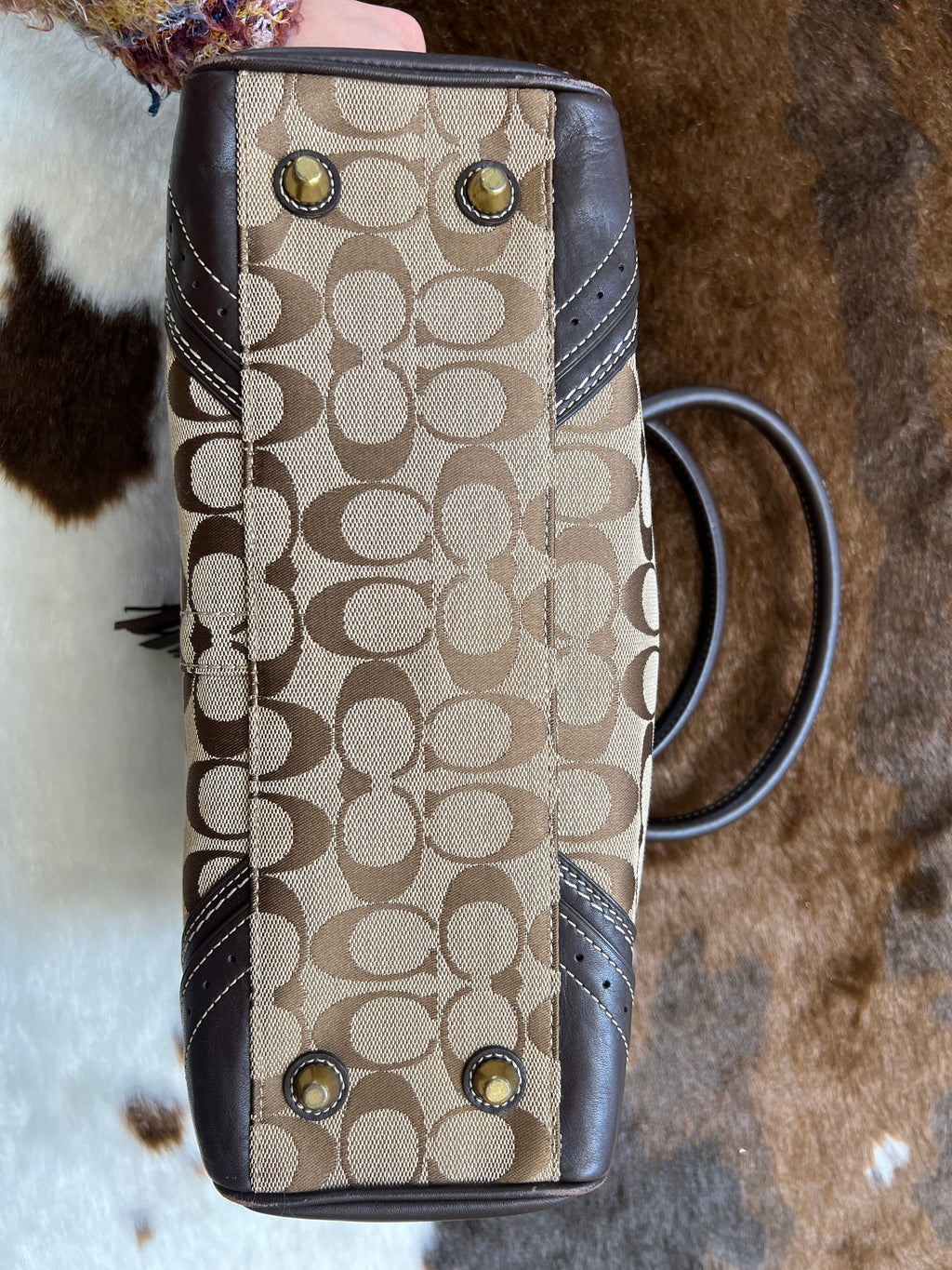 Coach Monogram Jacquard Bag