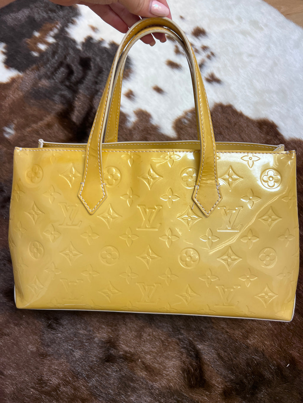 Louis Vuitton Vintage Vernis Wilshire PM Patent Leather Bag