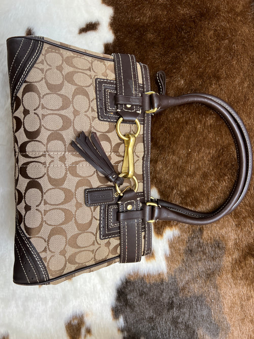 Coach Monogram Jacquard Bag