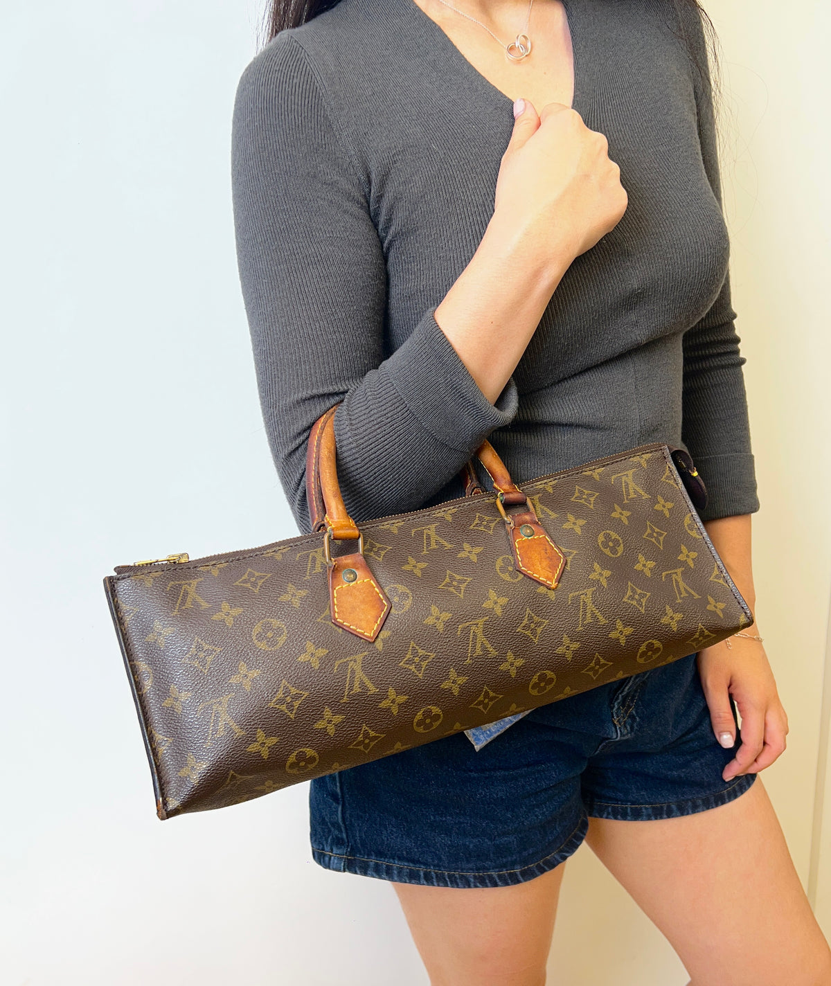 Louis Vuitton Monogram Sac Triangle Bag