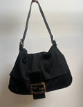 Fendi Black Baguette Shoulder Bag