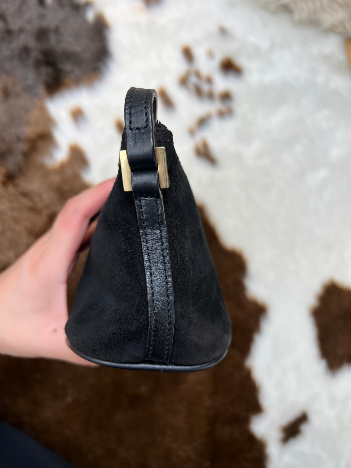 Gucci Suede Mini Shoulder Bag