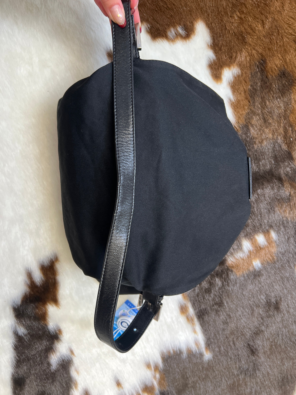 Fendi Black Baguette Shoulder Bag