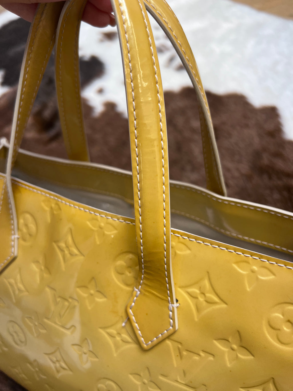 Louis Vuitton Vintage Vernis Wilshire PM Patent Leather Bag