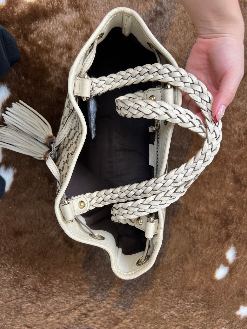Gucci GG Canvas Peggy Tote Bag