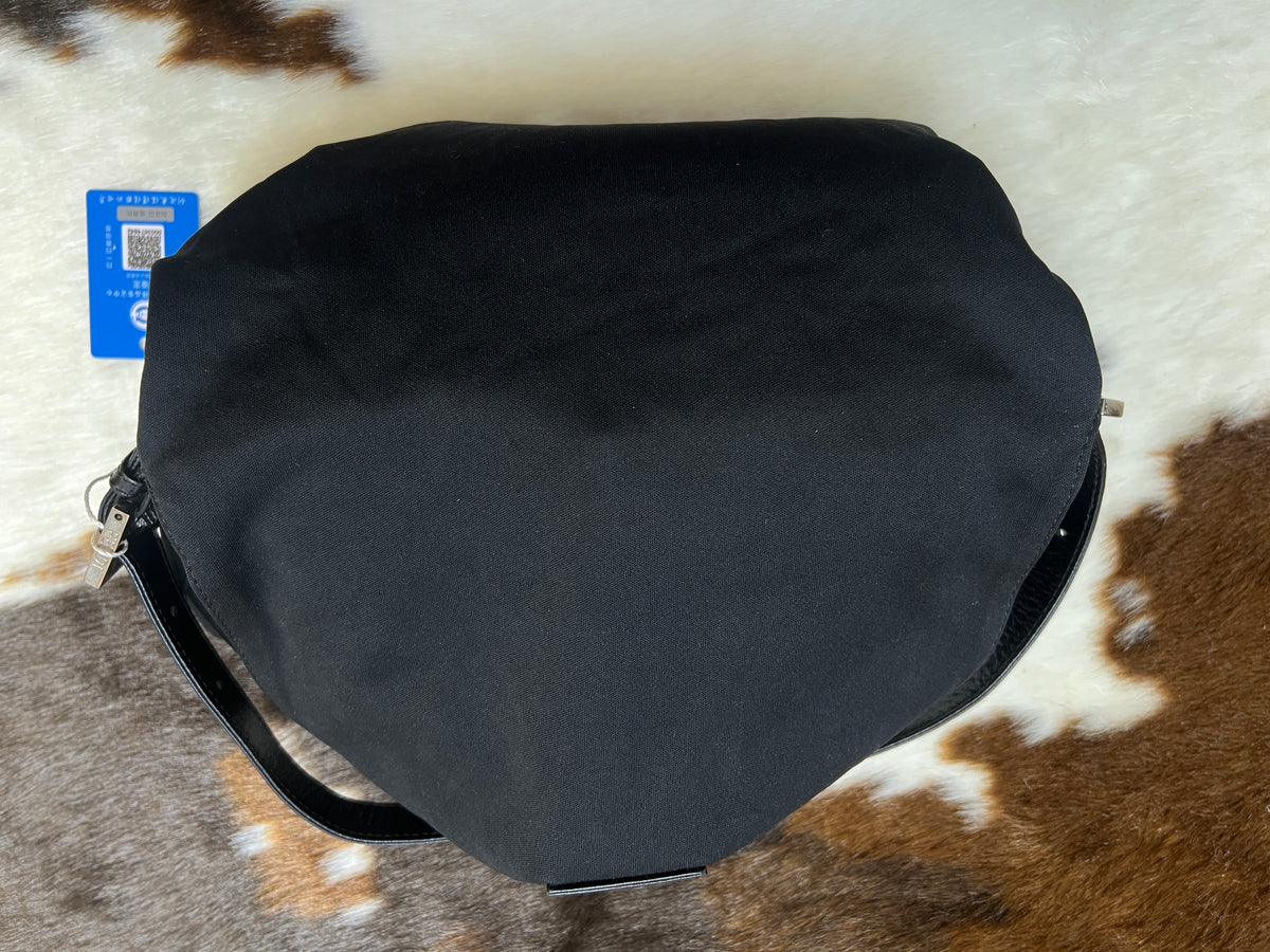 Fendi Black Baguette Shoulder Bag