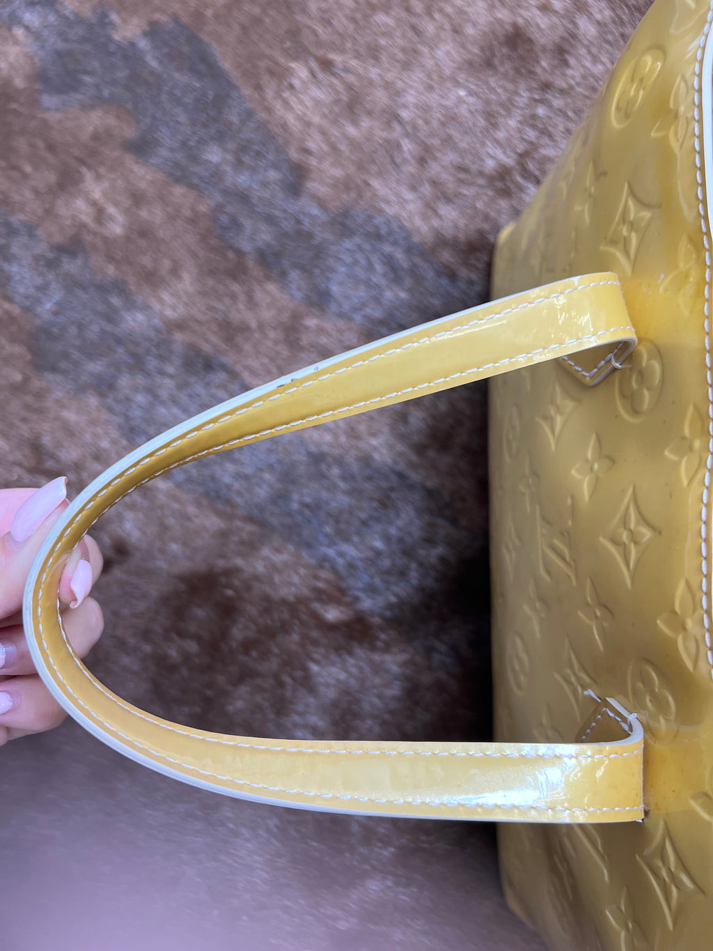 Louis Vuitton Vintage Vernis Wilshire PM Patent Leather Bag