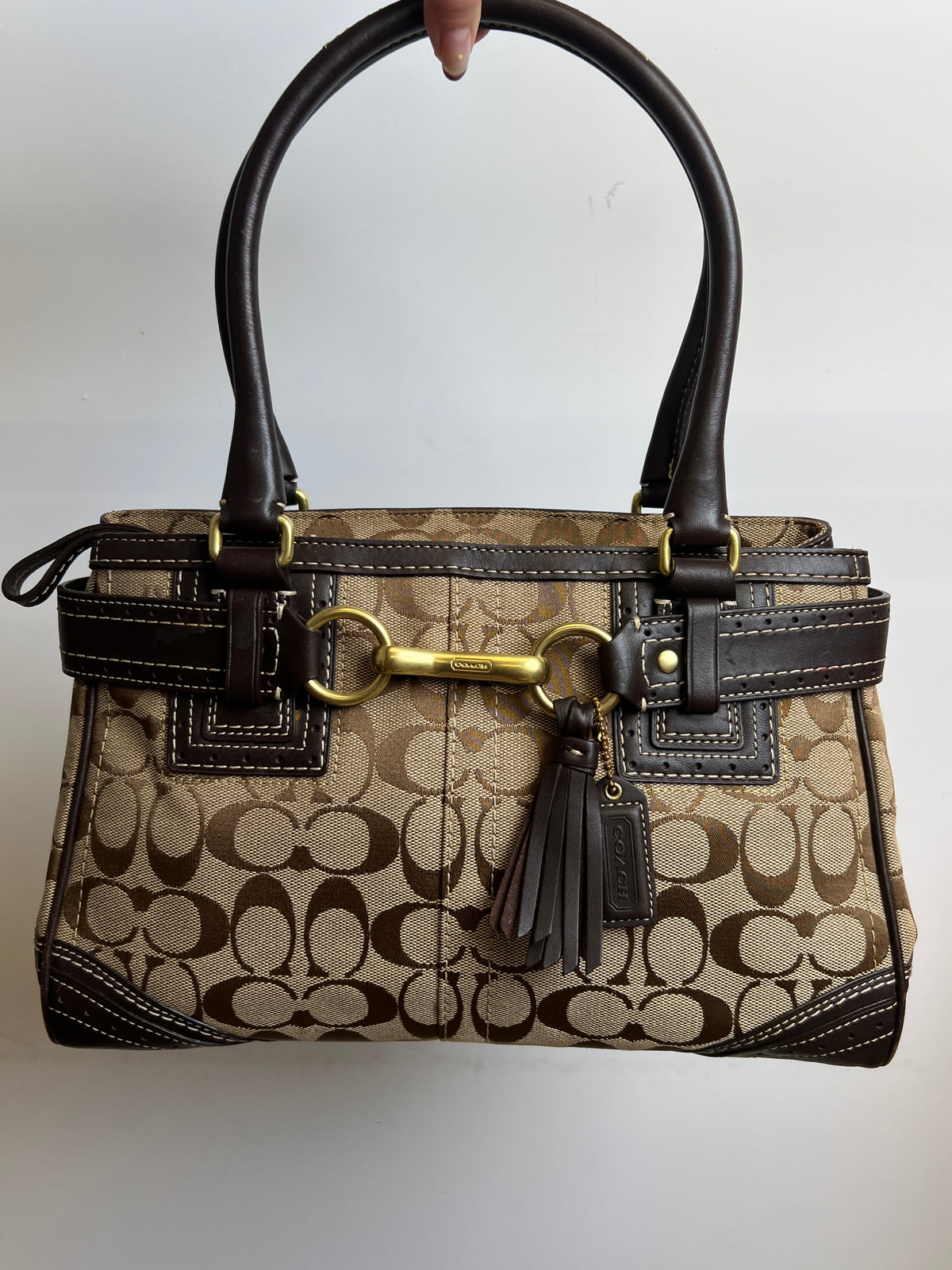 Coach Monogram Jacquard Bag
