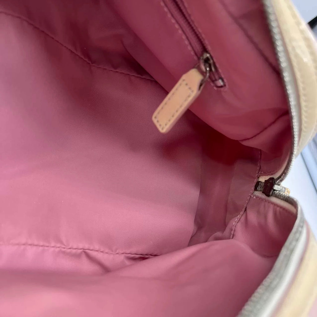 Dior Pink Monogram Boston Top Handle Bag