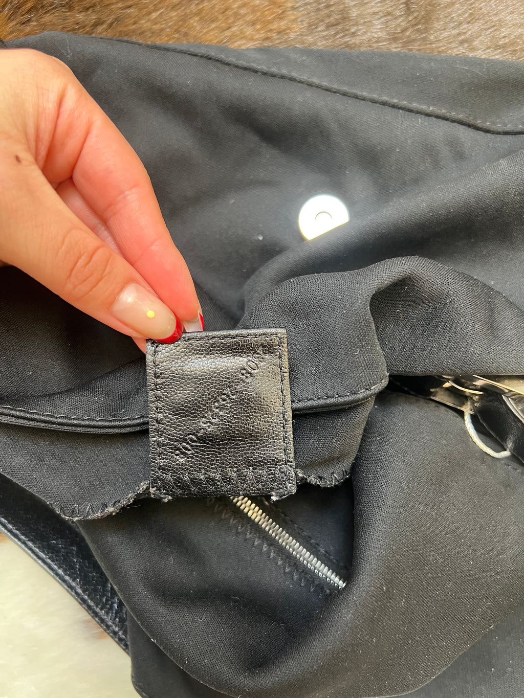 Fendi Black Baguette Shoulder Bag