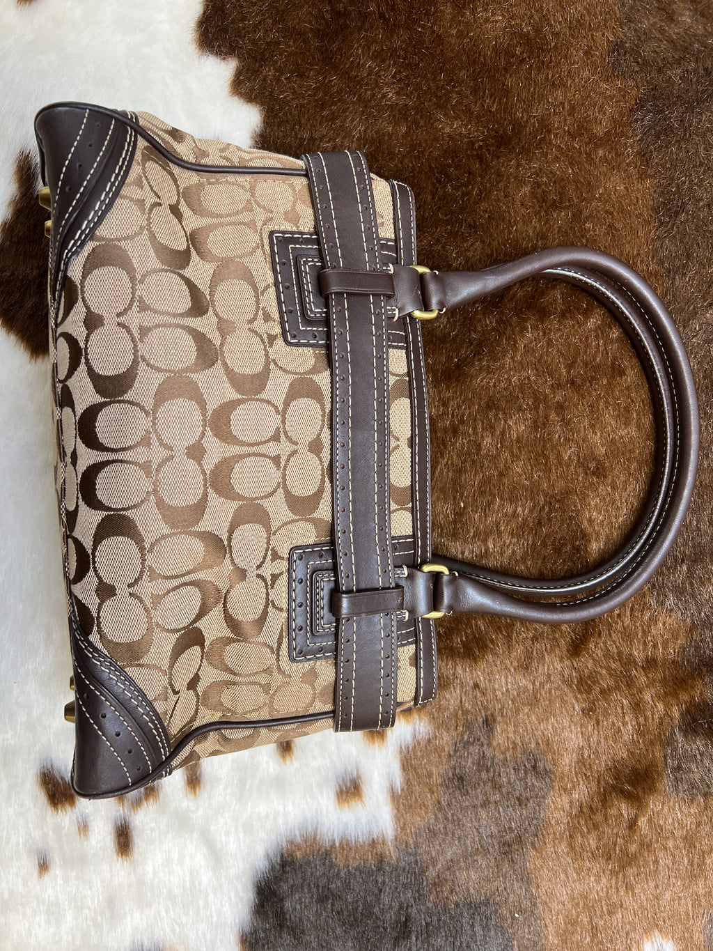 Coach Monogram Jacquard Bag