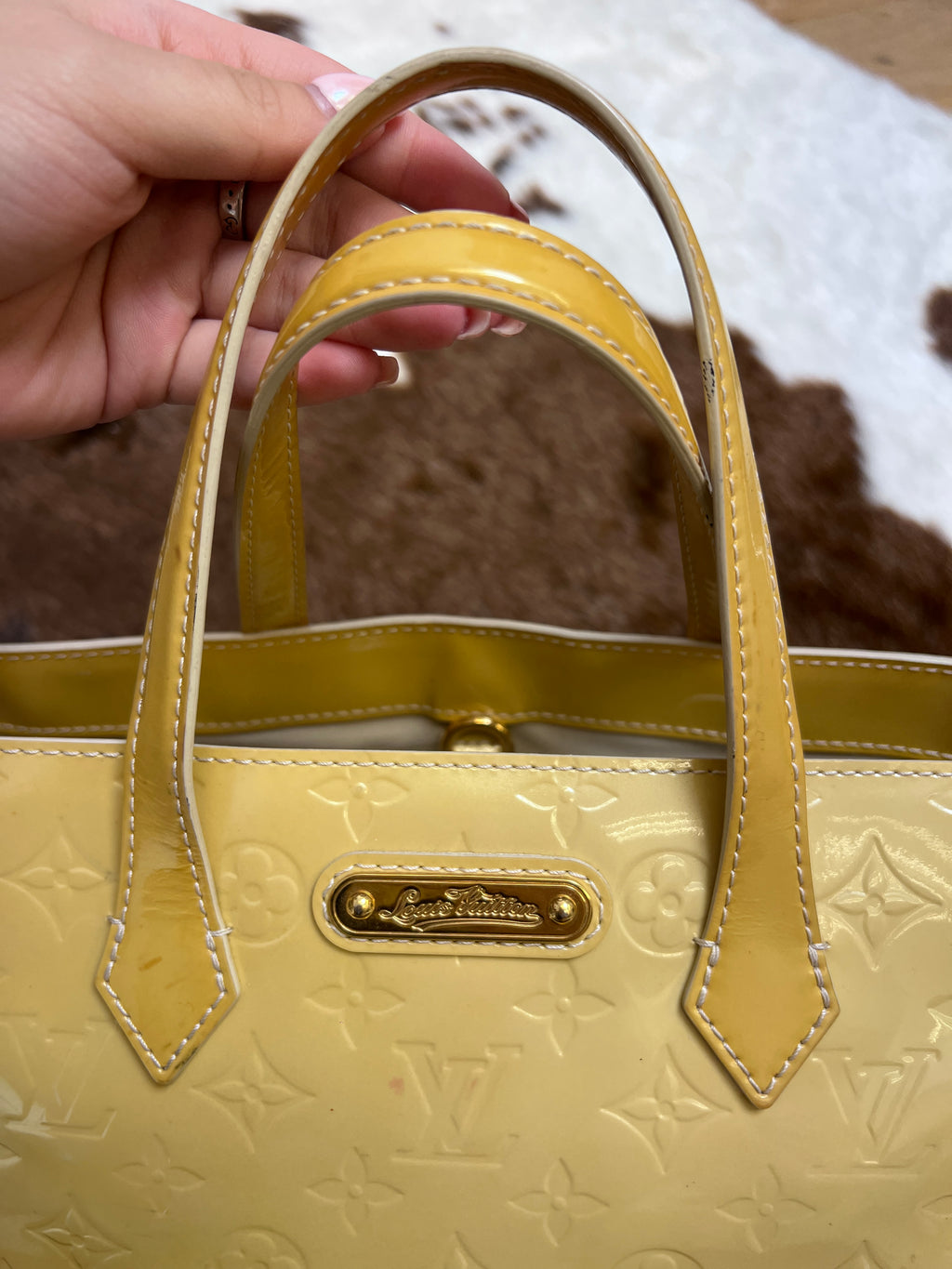 Louis Vuitton Vintage Vernis Wilshire PM Patent Leather Bag