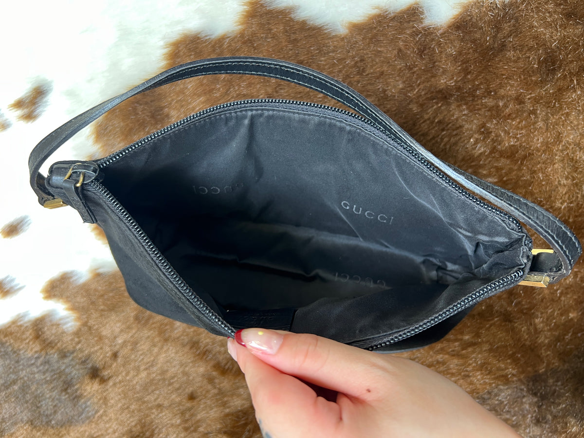 Gucci Suede Mini Shoulder Bag