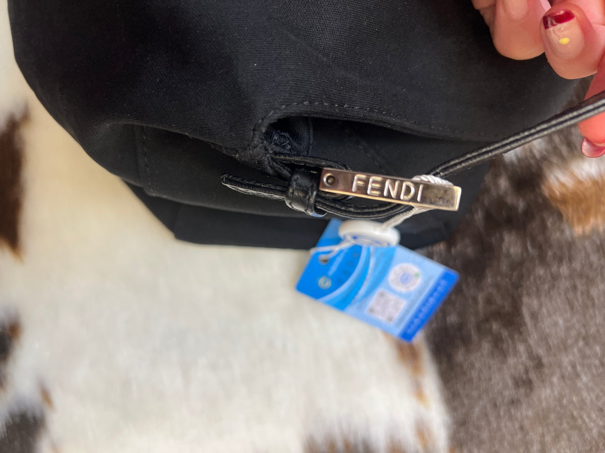 Fendi Black Baguette Shoulder Bag