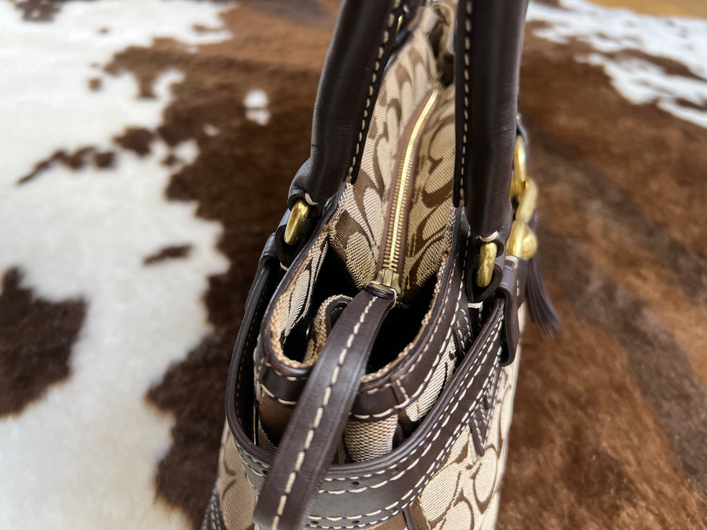 Coach Monogram Jacquard Bag