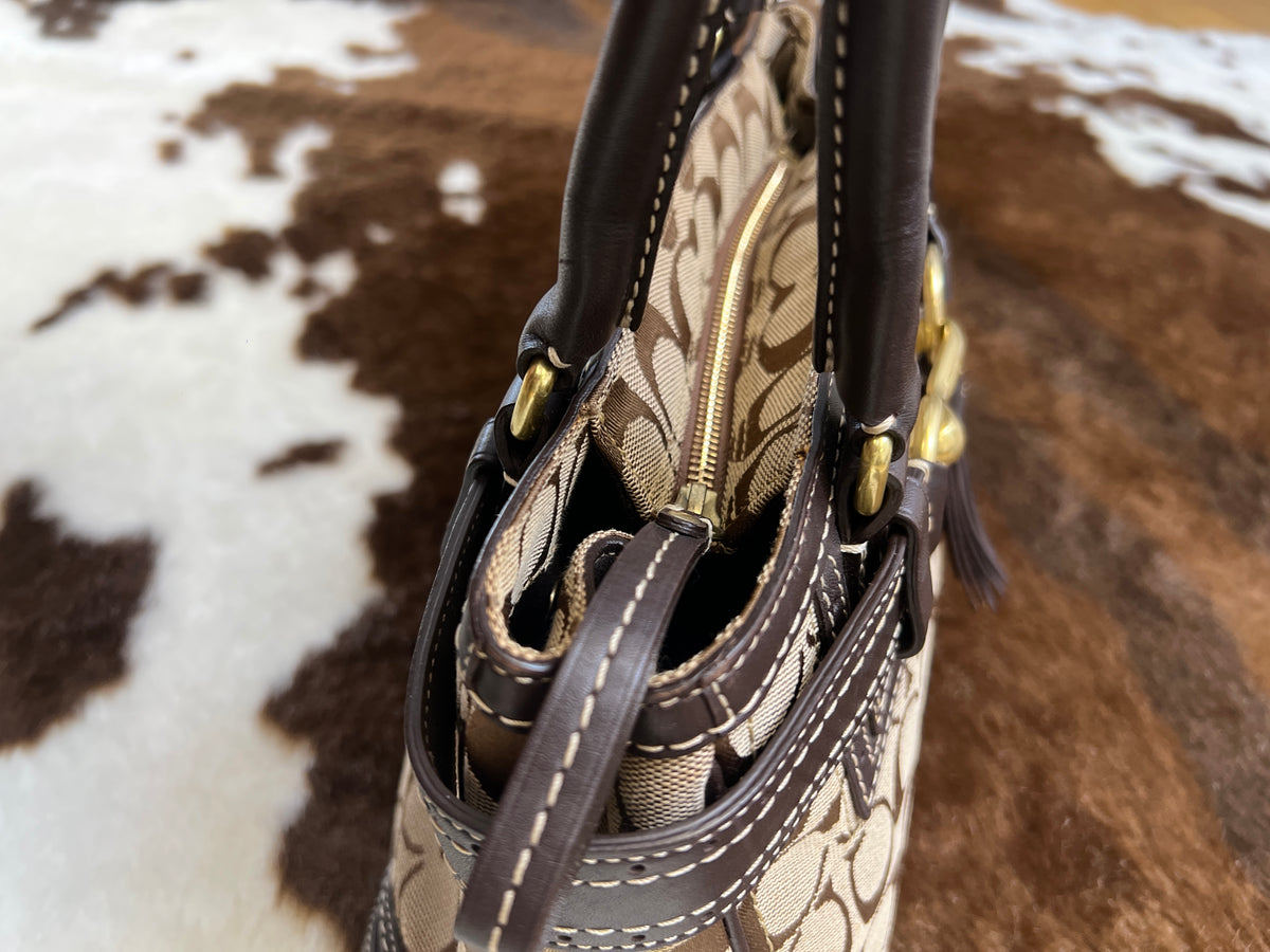 Coach Monogram Jacquard Bag