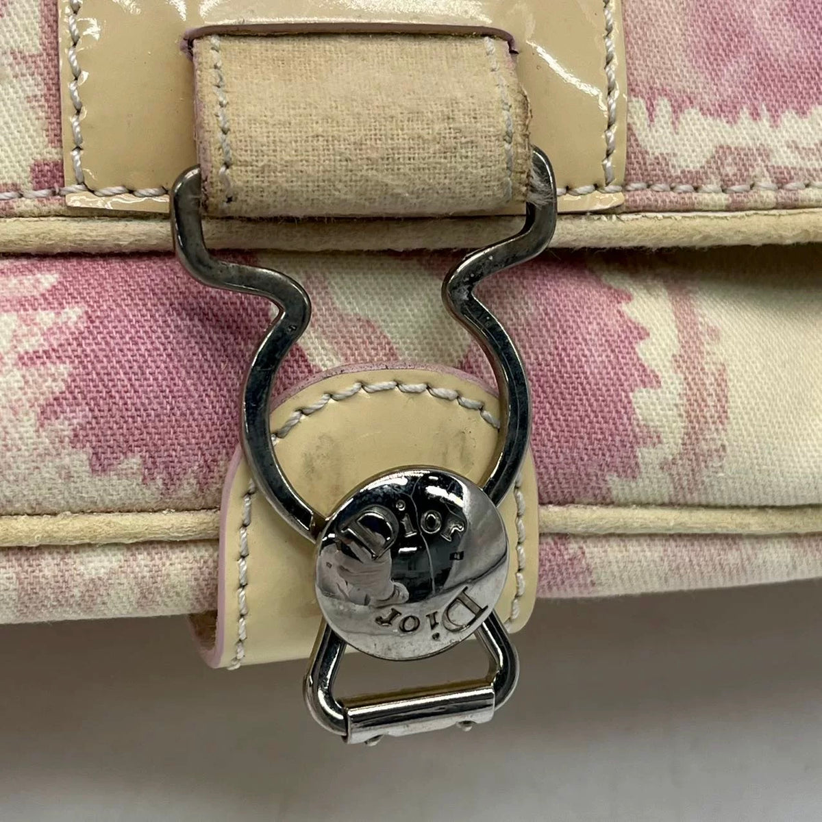 Dior Pink Monogram Boston Top Handle Bag